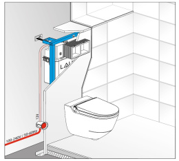 Монтажный комплект Laufen для электронной панели 8.9566.3/4 8.9866.0.000.000.1