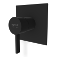 Смеситель для душа Remer Metrica MC30QNO, черный матовый