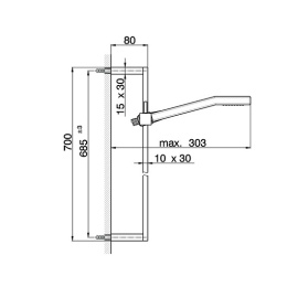 Душевой гарнитур Cisal Shower (DS01004040) черный