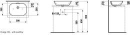 Раковина Laufen Ino 8123020001091, 50 см, накладная