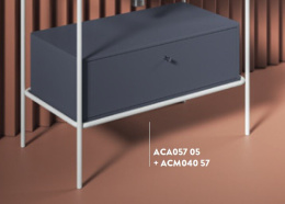 ACM040 57 Artceram Fuori scala Ящик деревянный выдвижной 71,5х35,5хh22 см для металлической консоли,