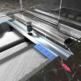 Фото Душевой лоток Timo Drain Protect (DP20600-SG20600) сатин