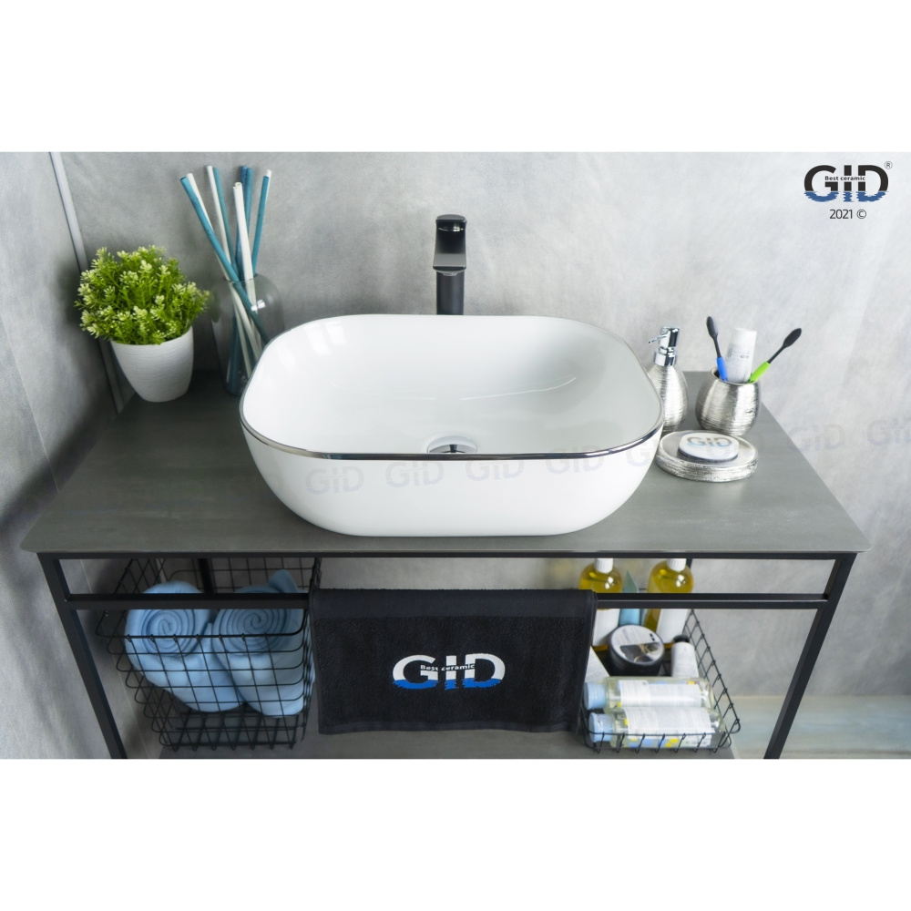Раковина накладная Gid D1302h011