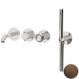 Смеситель для ванны Remer Element ET53D2PWBBR, бронза масляная