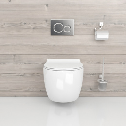 Унитаз beWash Minimal BKWHR003480 подвесной Белый с сиденьем Микролифт