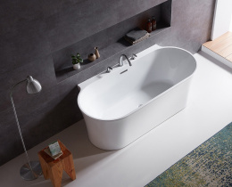 Акриловая ванна 170x80 BelBagno (BB409-1700-800), округлая