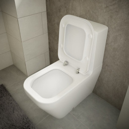 Напольный пристенный унитаз для монтажа с бачком Ideal Standard TONIC II AquaBlade® K316801