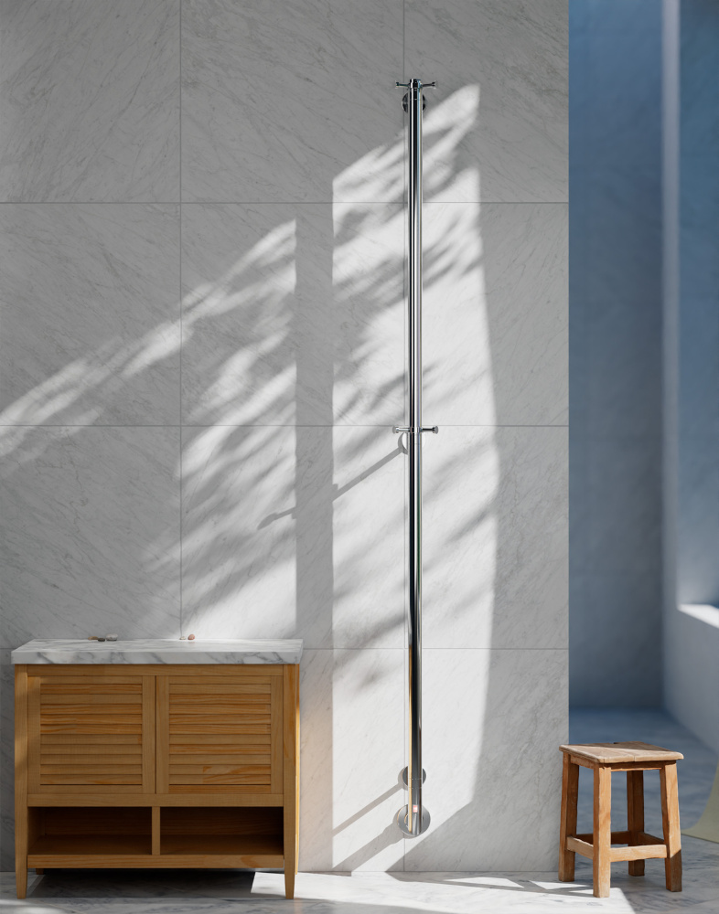 Фото Полотенцесушитель электрический Margaroli Acrobaleno 616X 616XCRB-1650, хром