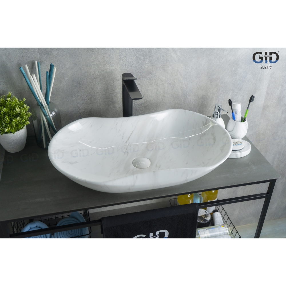 Раковина накладная Gid Mnc503H012