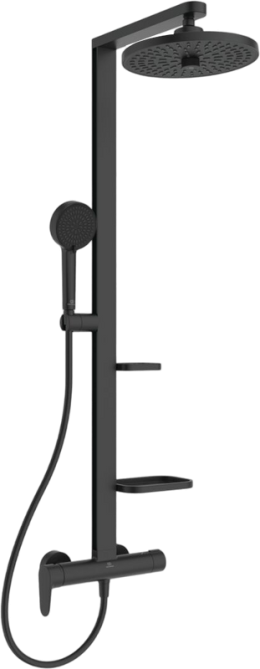 Душевая система Ideal Standard Alu+ (BD584XG) черный матовый