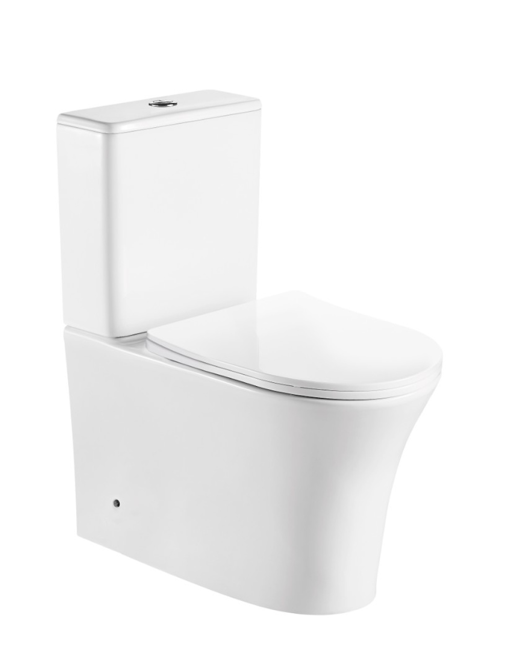 Унитаз безободковый белый матовый Cerutti ADIGE MW CT9243 (620х365х820)