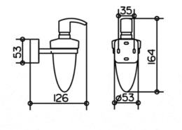 Дозатор жидкого мыла Keuco Smart 02352010100, хром