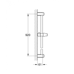 Душевая штанга Grohe Tempesta New 27524000 90 см