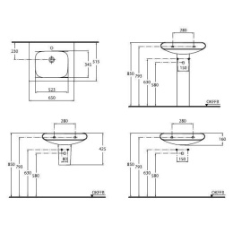 Ideal Standard Moments K071801 Раковина на 50 см