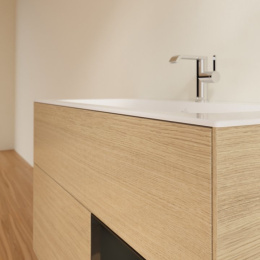Villeroy Boch Finion G040PHPC Тумба под раковину 996х498 мм (glossy black/oak veneer)