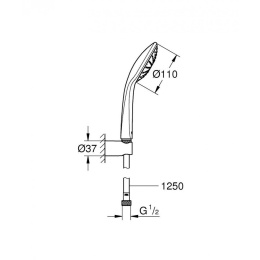 Душевой гарнитур Grohe Euphoria (27354000) хром