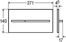 Фото Кнопка смыва Viega Visign for More (598464) серый