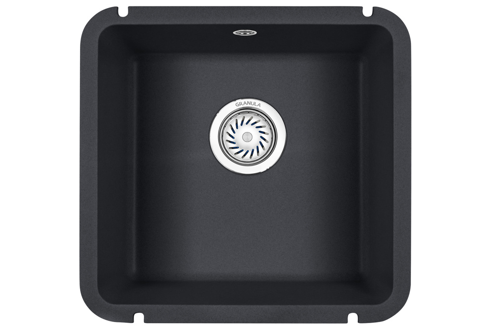 Фото Granula GR-3801 шварц Кухонная мойка