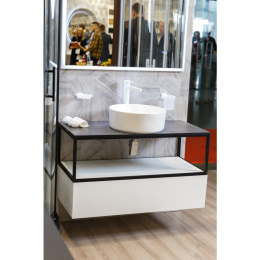База под металлический каркас Cezares Cadro CADRO-100-1C-SO-BG-BLUM 100x46 bianco ghiaccio
