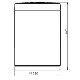 JAVA S-882-12L Сенсорное ведро 12 л