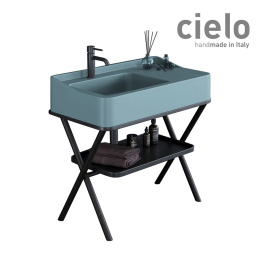 Фото Ceramica CIELO Siwa SWLA PL - Раковина для ванной комнаты 90*50 см (Polvere)