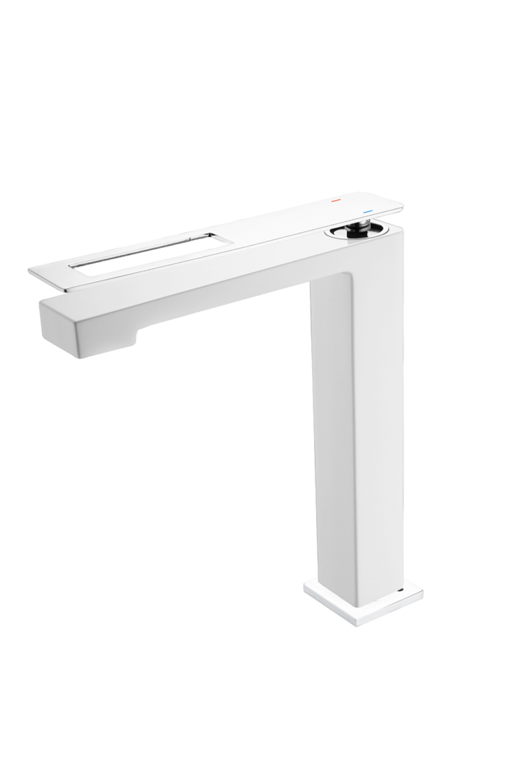 Фото Смеситель для умывальника Boheme Q (142-WCR) белый