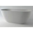 Ванна Holbi Venus New 158x79 1.01.002.11.1 из литьевого мрамора, Белая матовая