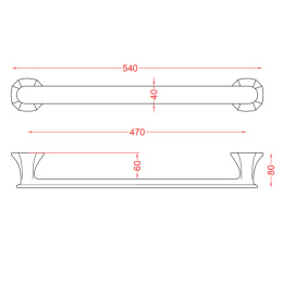 Фото Полотенцедержатель ArtCeram Civitas (CIC003 03 00) черный
