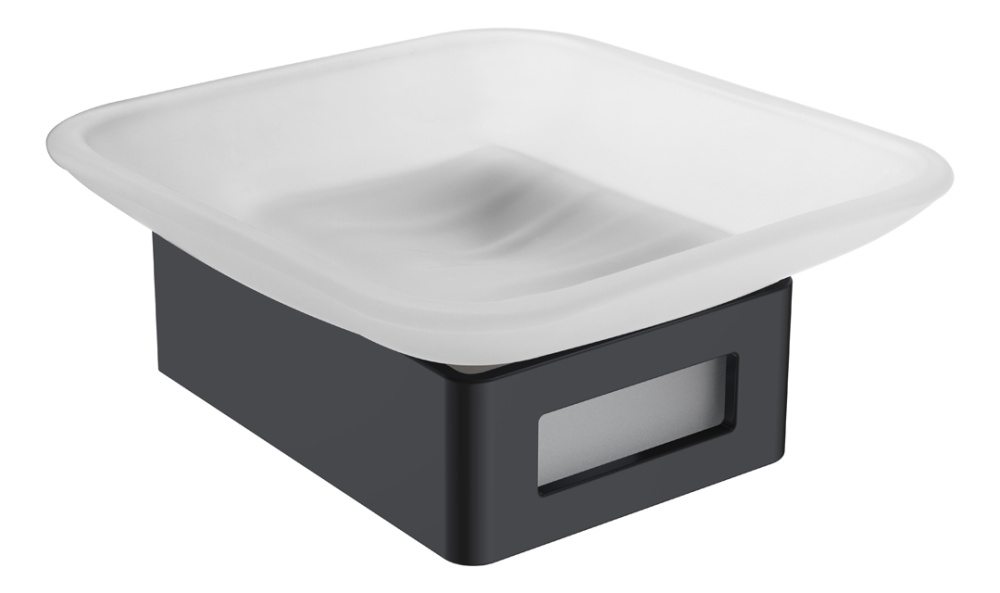 Фото Мыльница Boheme Q (10943-CR-B) хром, черный