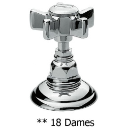 Смеситель Nicolazzi Dames Anglaises 1415BZ18 для биде, бронза, ручки Dames Anglaises