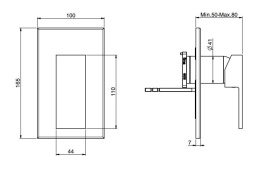 FIMA Carlo Frattini BRICK F3529X1CR Смеситель для душа