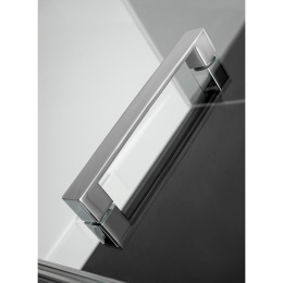 Душевая дверь в нишу Radaway Euphoria DWJ 130x200 профиль хром, стекло прозрачное, крепления слева 3