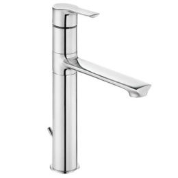 Фото Смеситель E.C.A Luna 102108974EX для раковины с удлиненным корпусом и донным клапаном