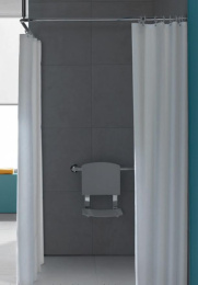 Фото Занавеска для душа Keuco Plan 14946000140, белый