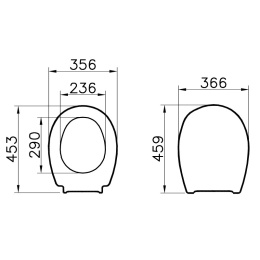 Крышка-сиденье Vitra Universal (115-003-001) белый