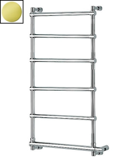 Фото Полотенцесушитель электрический Margaroli Sole 542-6 5424706GDC, золото