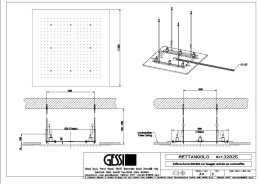 Душевая система Gessi Minimali Quadro (32935#238) сталь полированная
