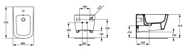 Биде Ideal Standard Simply U J469401 подвесное