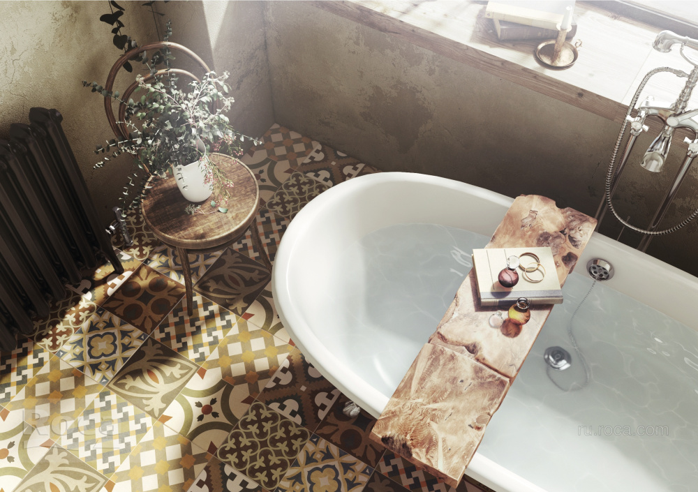 Фото Ванна 170х85 Roca Newcast (233650004) темно-синий