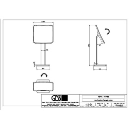 Зеркало Gessi Ispa (41788#031) хром
