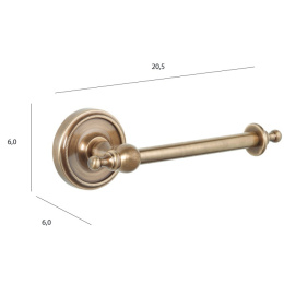 Держатель туалетной бумаги Tiffany Bristol (TWBR019oro) золото