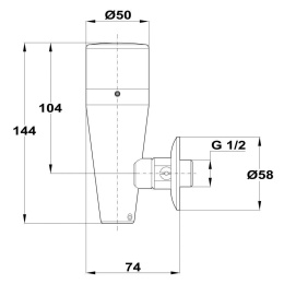 Teka Tektronic 750000400 Вентиль для смыва писсуара