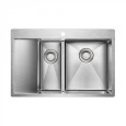 Мойка кухонная 78x51 Paulmark Union  (PM537851-BSR) брашированная нерж. сталь