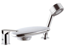 Фото Смеситель Remer для ванны RR L07UF набортный каскад