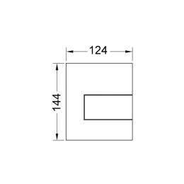 Клавиша смыва Tece TECEsquare (9242813)