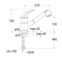 Cristina SELTZ SZ12251 Смеситель для ванны