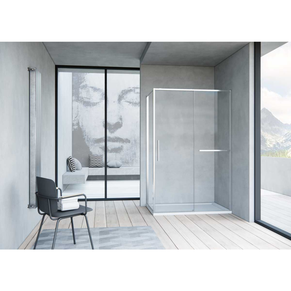 Душевой уголок Vincea Slim Soft (VSR-1SS1014CL) хром