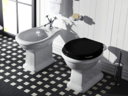 Унитаз напольный SIMAS Lante с горизонтальным сливом 38,5х53 см белый (LA02bi), без бачка и сиденья