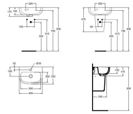 Фото Ideal Standard Playa J491801 Раковина на 45 см