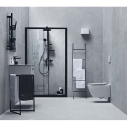 Душевая система Ideal Standard Alu+ (BD583XG) с термостатом, черный матовый